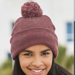 Pom Pom Knit Beanie